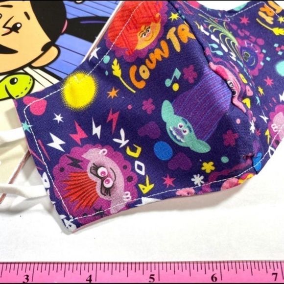 🌈🦄Children's face mask Unicorn, trolls, mermaid - Picture 3 of 10